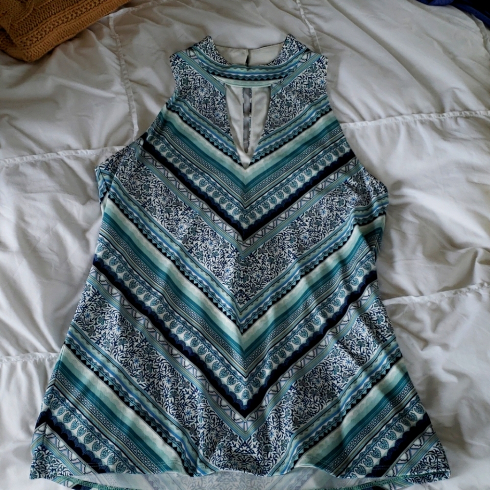 WHBM keyhole sleeveless tank XS